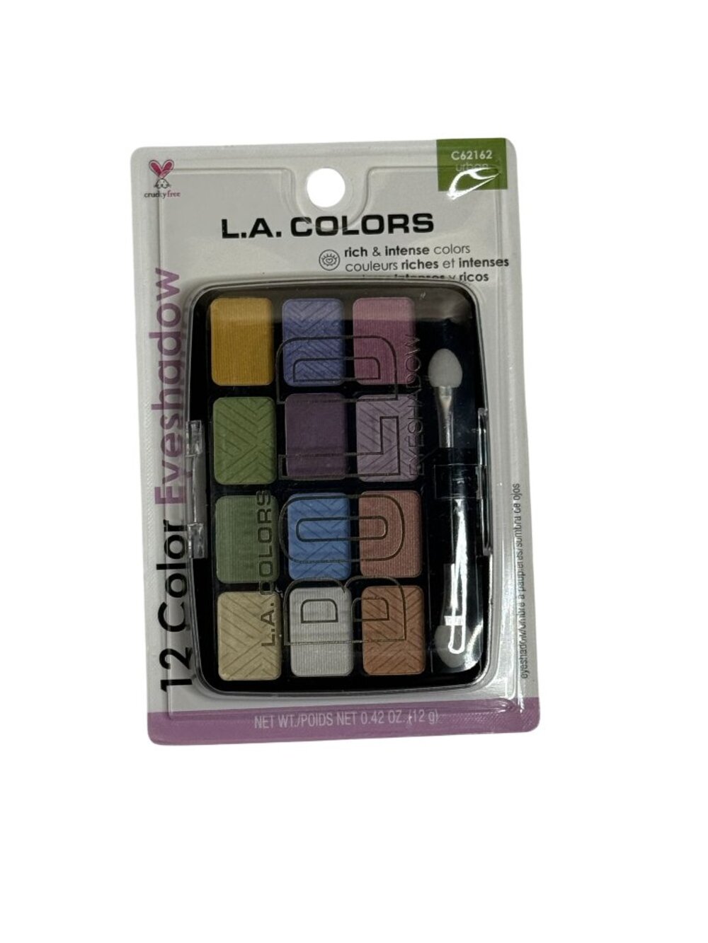 LA Colors Urban Eyeshadow Palette 12 Color Makeup Palette Sealed